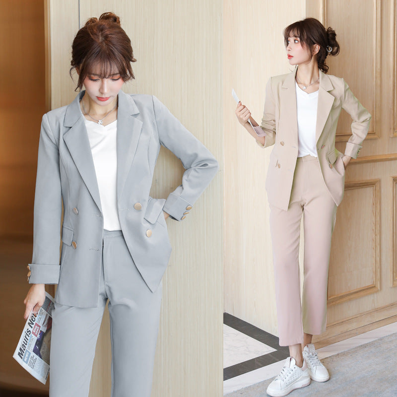 Lily – Elegant Women's Blazer Suit for Spring and Autumn