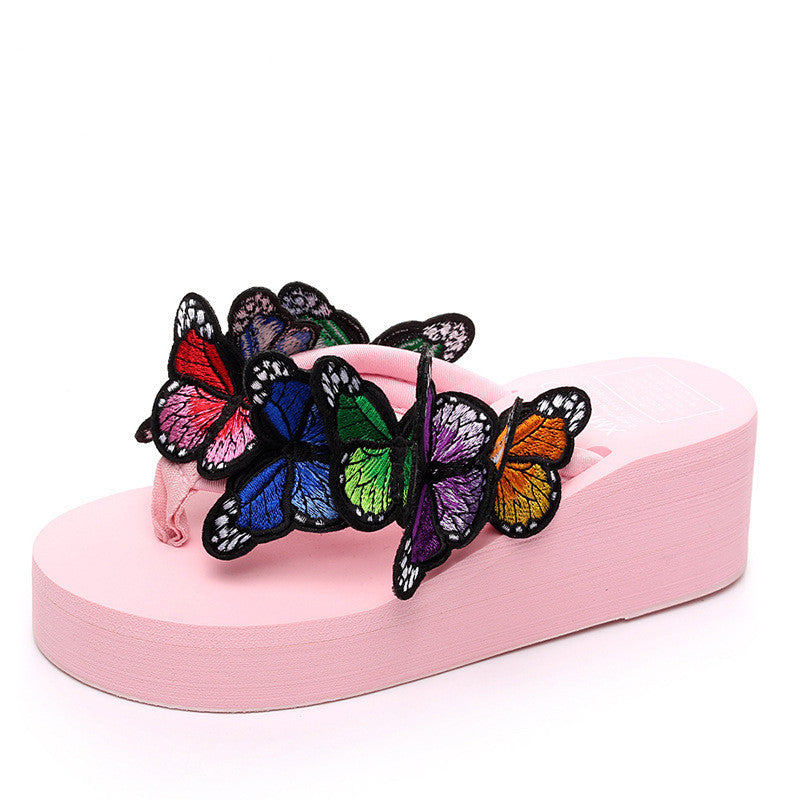 Jasmine – Handmade Women's Slippers with Butterfly Design