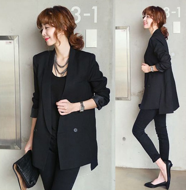 Natalie – Asymmetric Women's Blazer with Notched Collar