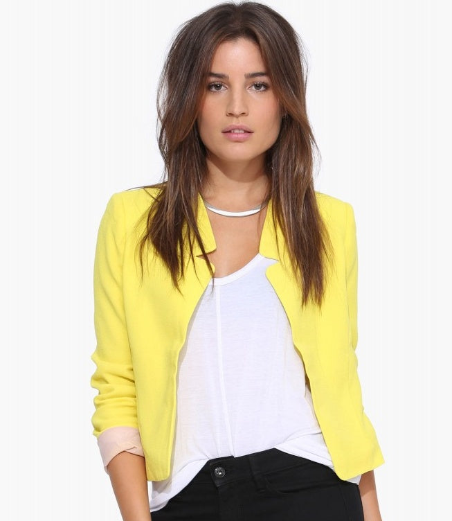 Barbara – Short Women's Blazer in Candy Colors