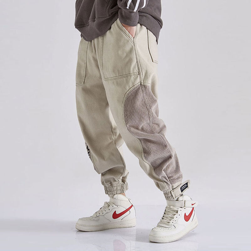 Richard – Comfortable Men's Jeans with Relaxed Fit and Color Block Design