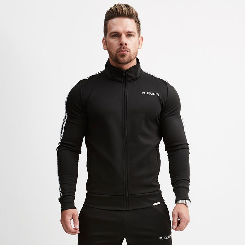 Oliver – Striped Slim-Fit Running Sports Sweatshirt for Men