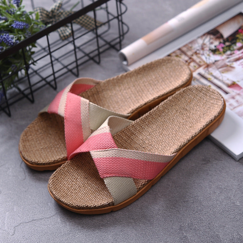Cliff – Non-Slip Linen Slippers