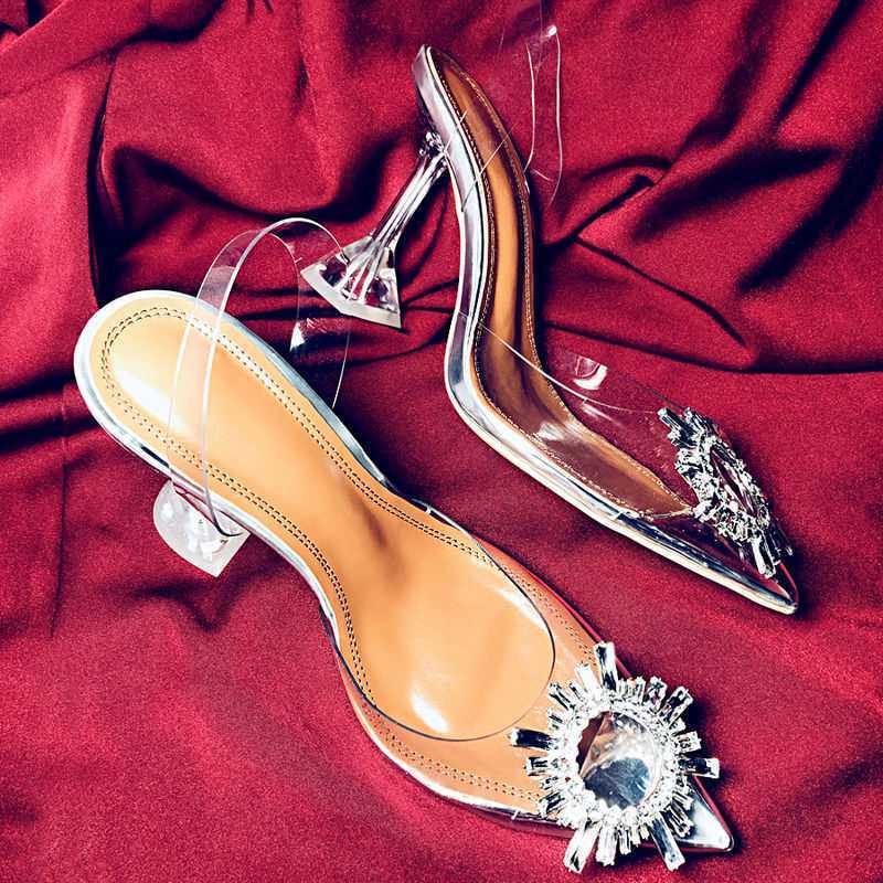 Sharon – Elegant Wedding Shoes with Crystal Heel