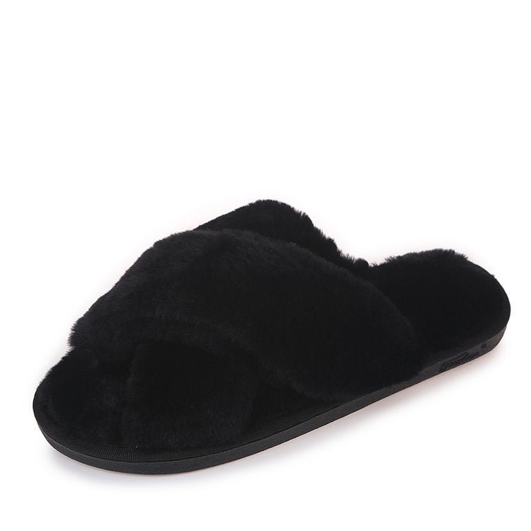 Shirley – Fluffy Women's Slippers with Non-Slip Sole
