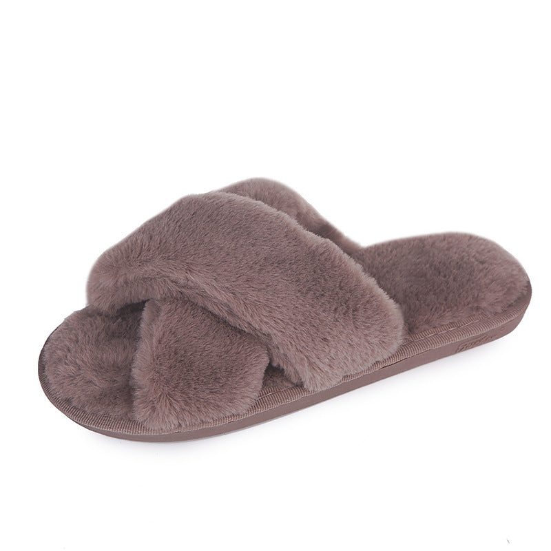 Shirley – Fluffy Women's Slippers with Non-Slip Sole
