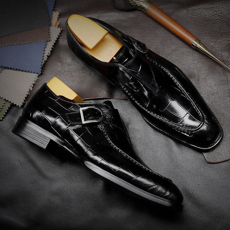 Aaron – Classic Men's Business Shoes in Premium Vegan Leather