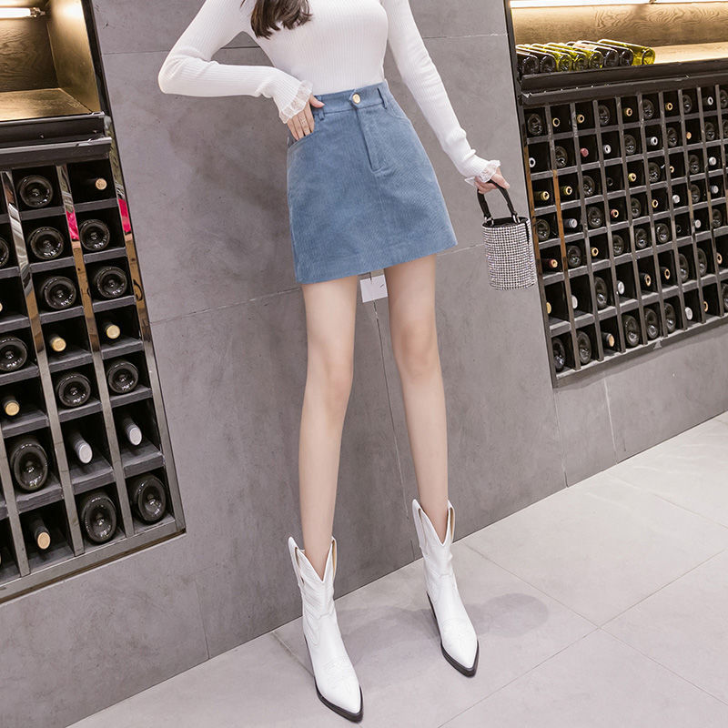 Imogen – Retro High-Waist A-Line Skirt