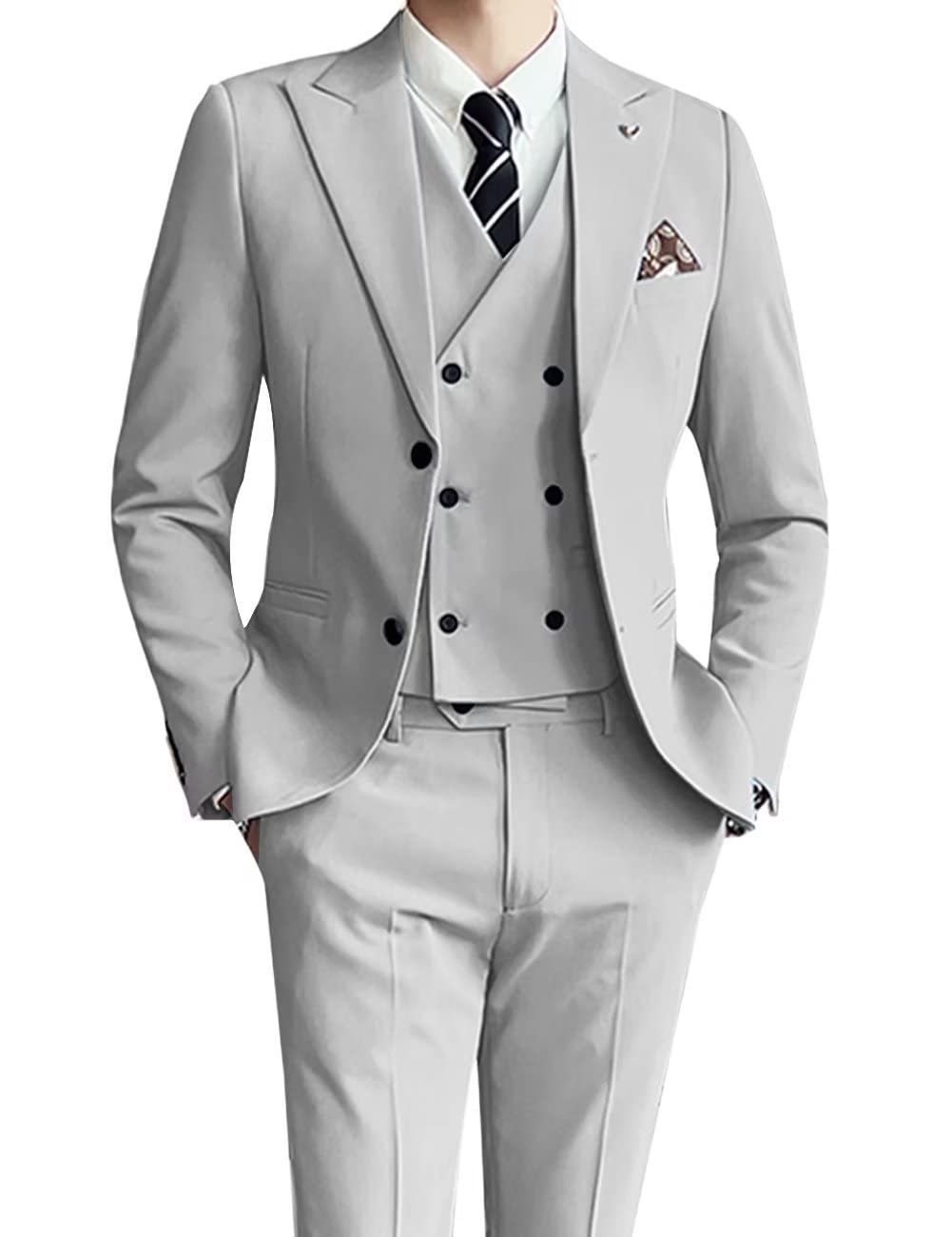 Lawrence – Three-Piece Men's Slim Fit Suit