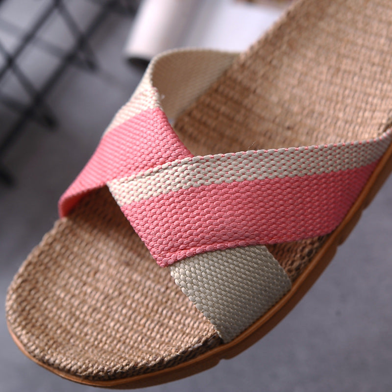 Cliff – Non-Slip Linen Slippers