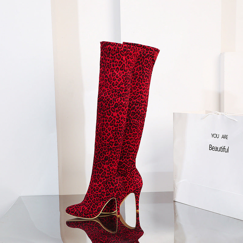 Louise – Trendy Over-the-Knee Pointed Toe Boots