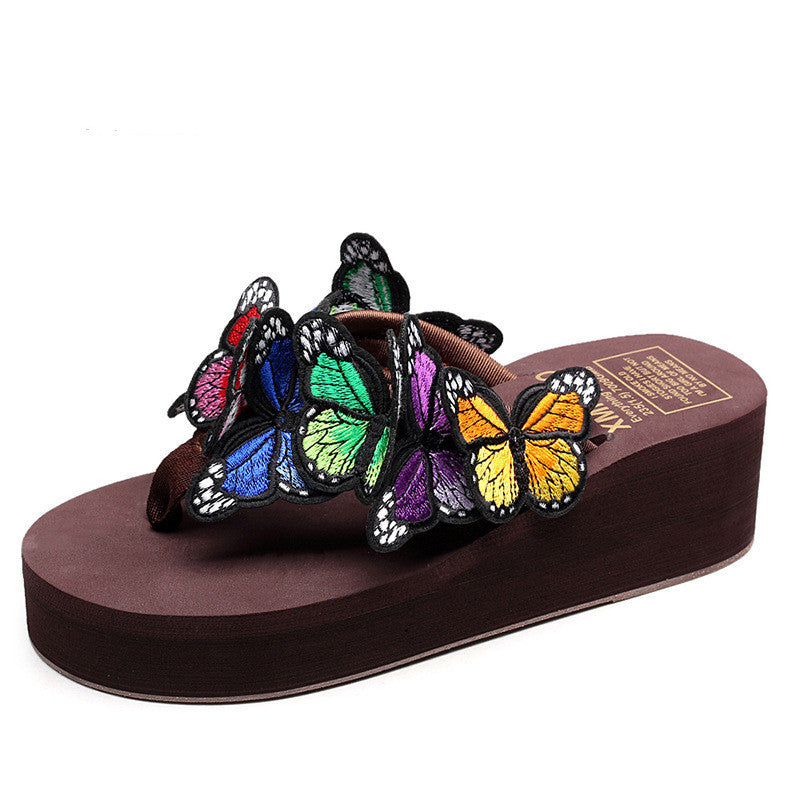 Jasmine – Handmade Women's Slippers with Butterfly Design