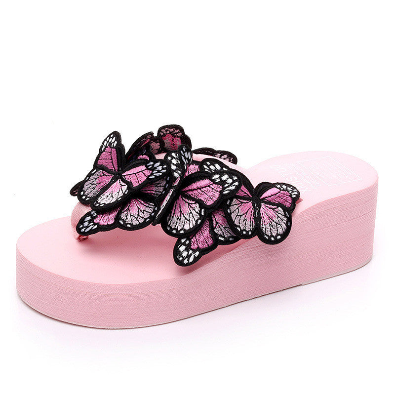Jasmine – Handmade Women's Slippers with Butterfly Design