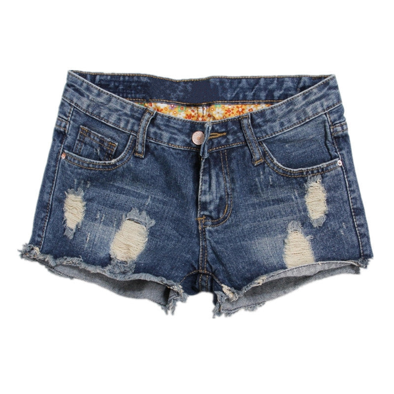 Leanne – Distressed Women's Denim Shorts