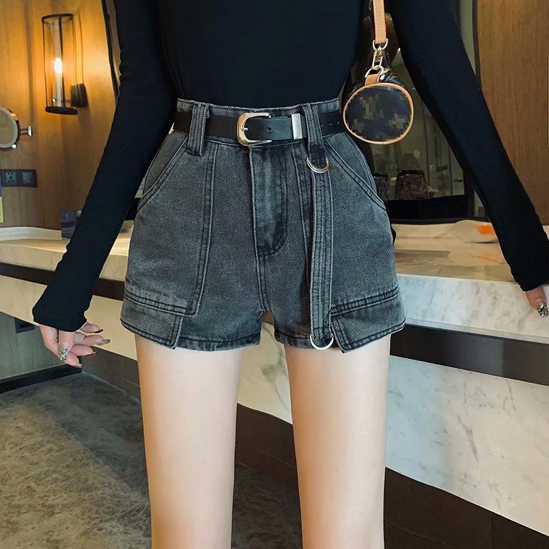 Sharon – Women's Wide-Leg Denim Shorts