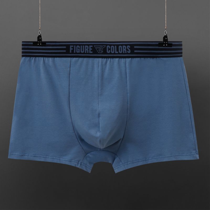 Giles – Breathable Men's Cotton Boxer Shorts with Low Waist