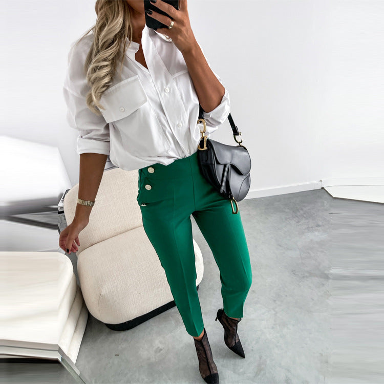 Barbara – Slim Fit Spring Suit Pants