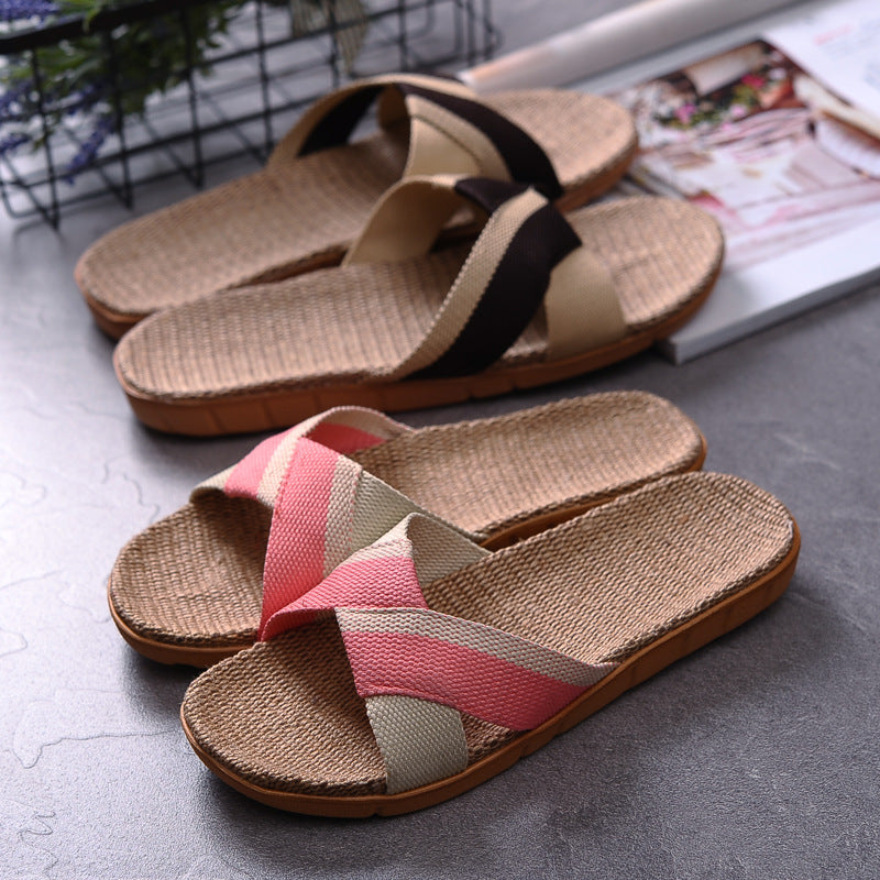 Cliff – Non-Slip Linen Slippers