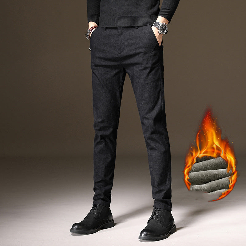 Phillip – Slim Fit Elastic Pencil Trousers for Men