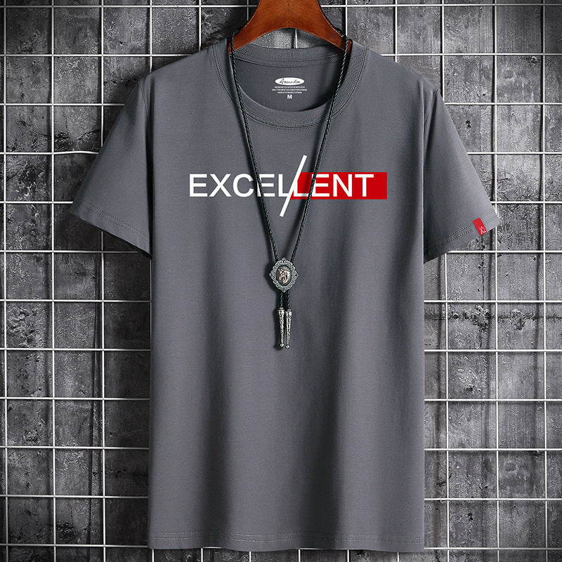 Jacob – Cotton Summer Men's T-Shirt with Short Sleeves