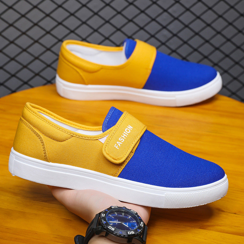 Adrian – Canvas Casual Sneakers with Velcro Strap