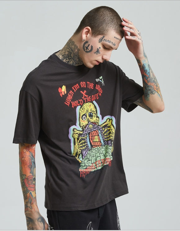 Henry – Short-Sleeve Fringe T-Shirt