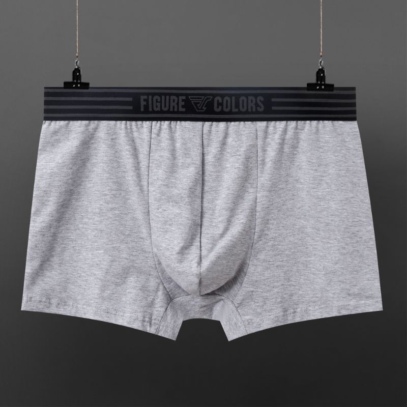 Giles – Breathable Men's Cotton Boxer Shorts with Low Waist