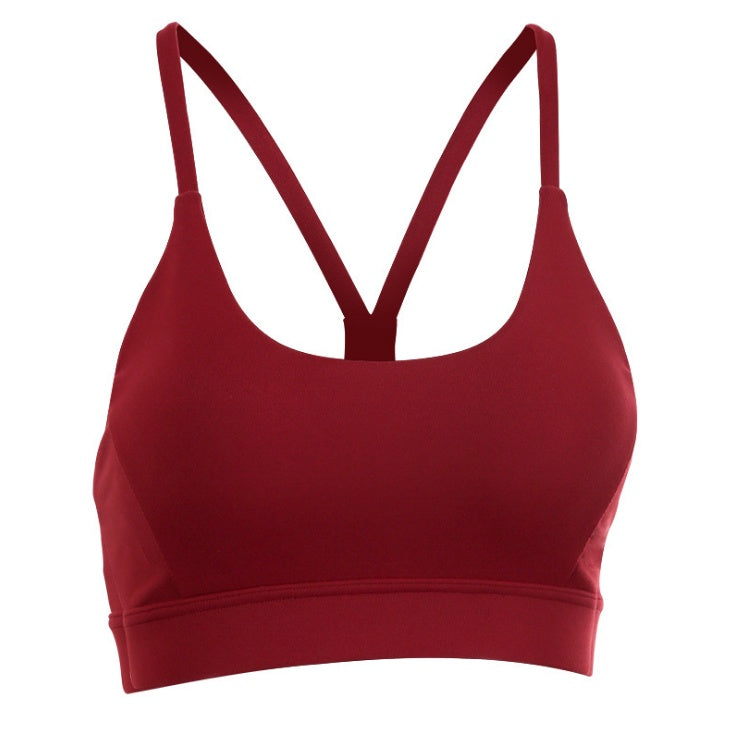 Donna – Push-Up Sports Bra with Mesh Triangle
