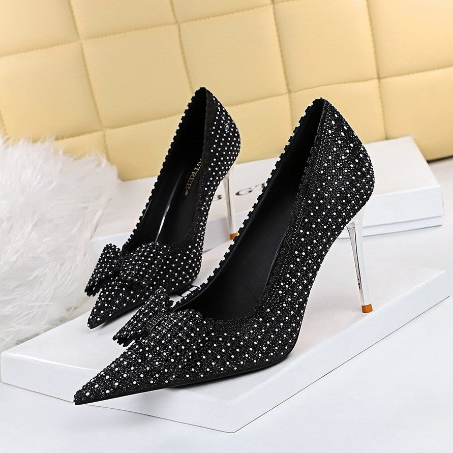 Charlotte – Princess Wedding Shoes with Slim High Heels