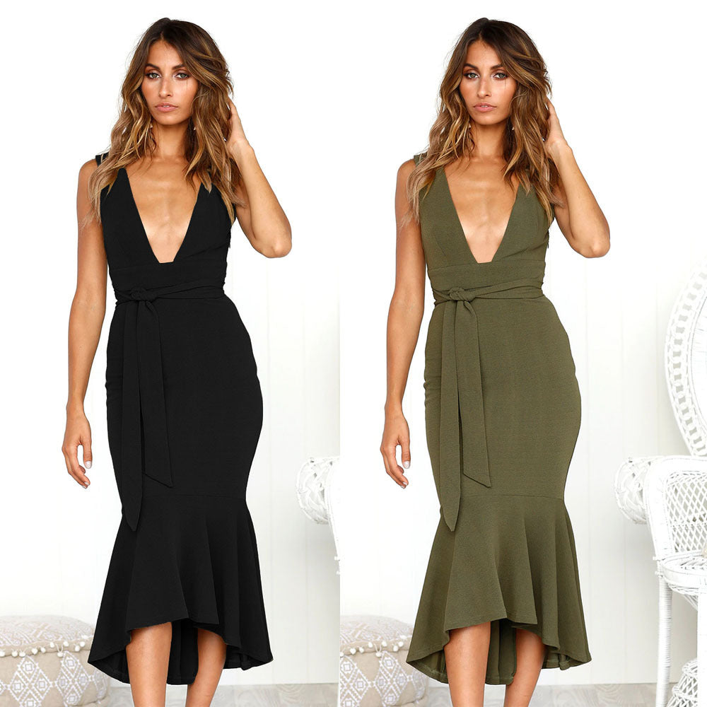 Hannah – Sexy Strapless Backless Tunic Dress