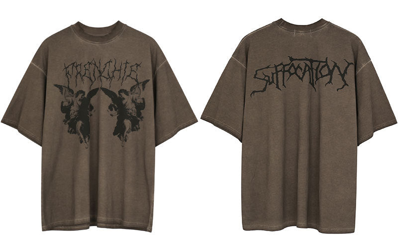 Scott – Retro Loose Sports T-Shirt in Y2k Style