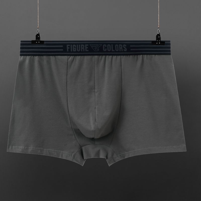Giles – Breathable Men's Cotton Boxer Shorts with Low Waist