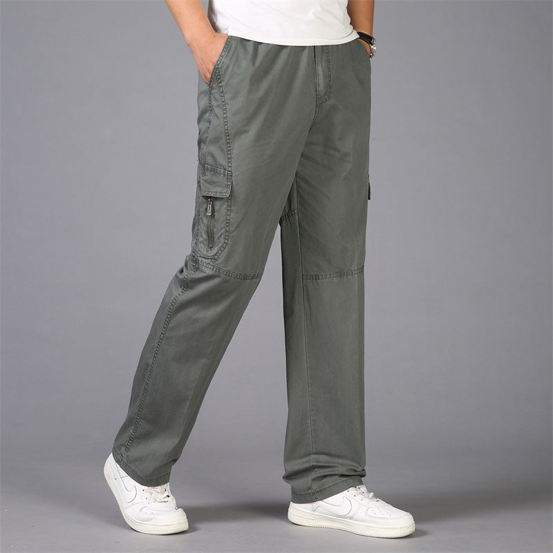 Lee – Casual Straight Pants in Korean Style