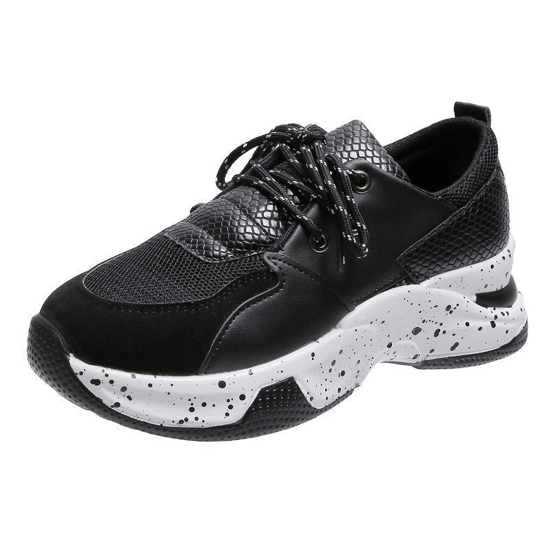 Sara – Leopard Print Sneakers with Laces
