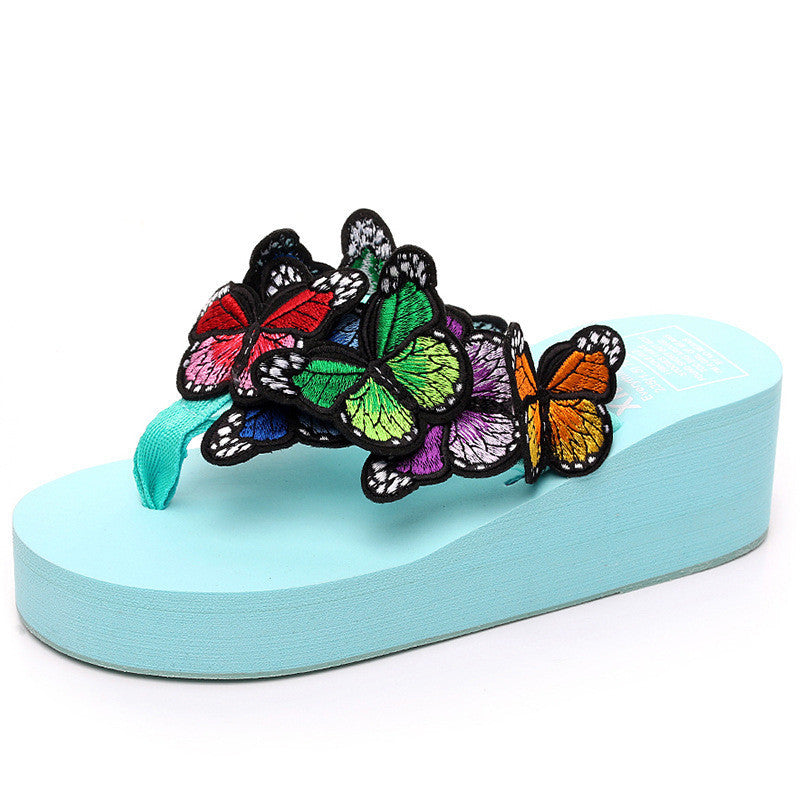 Jasmine – Handmade Women's Slippers with Butterfly Design