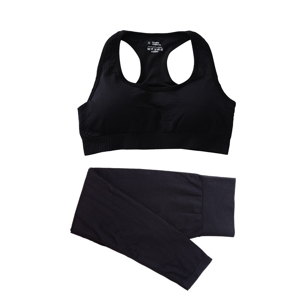 Julia – Seamless Two-Piece Yoga Set with High Waist Leggings