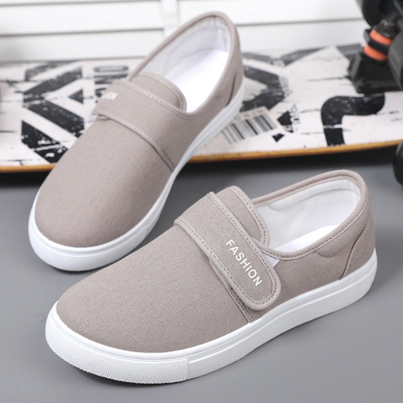Adrian – Canvas Casual Sneakers with Velcro Strap