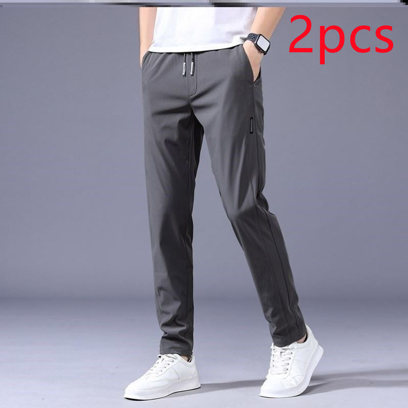 Nick – Casual Men's Sweatpants with Drawstring in Korean Style