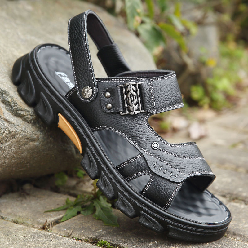 Alan – Comfortable Men's Sandals in Vegan Leather