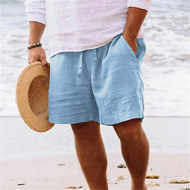 Timothy – Men's Solid Color Breathable Shorts