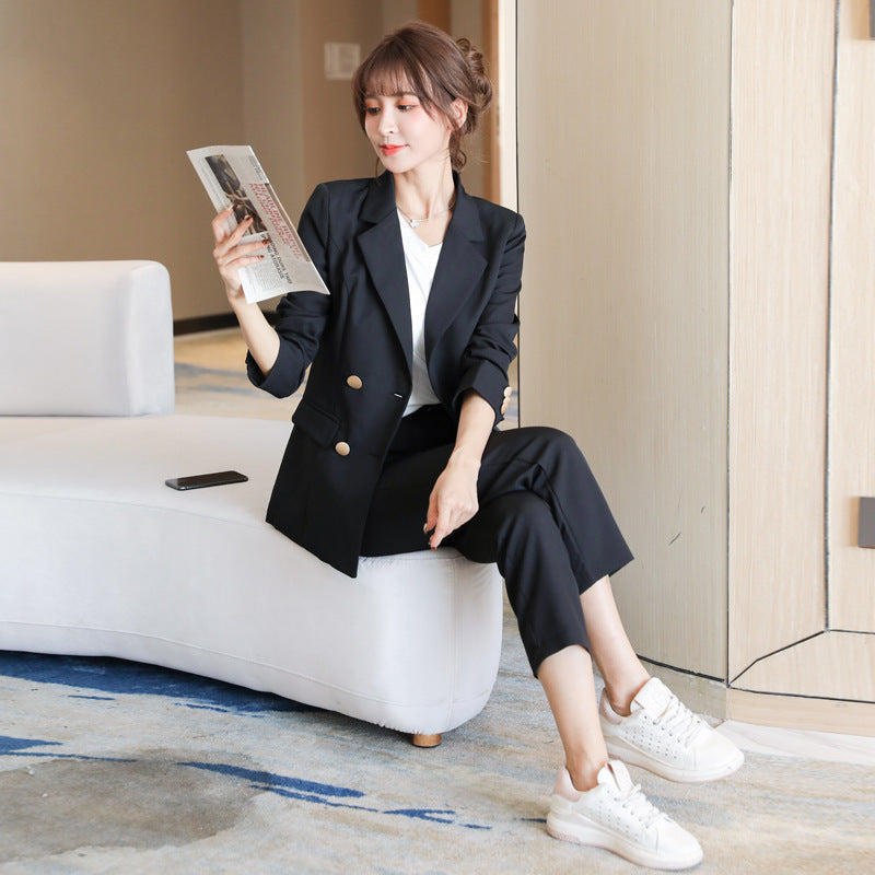 Lily – Elegant Women's Blazer Suit for Spring and Autumn