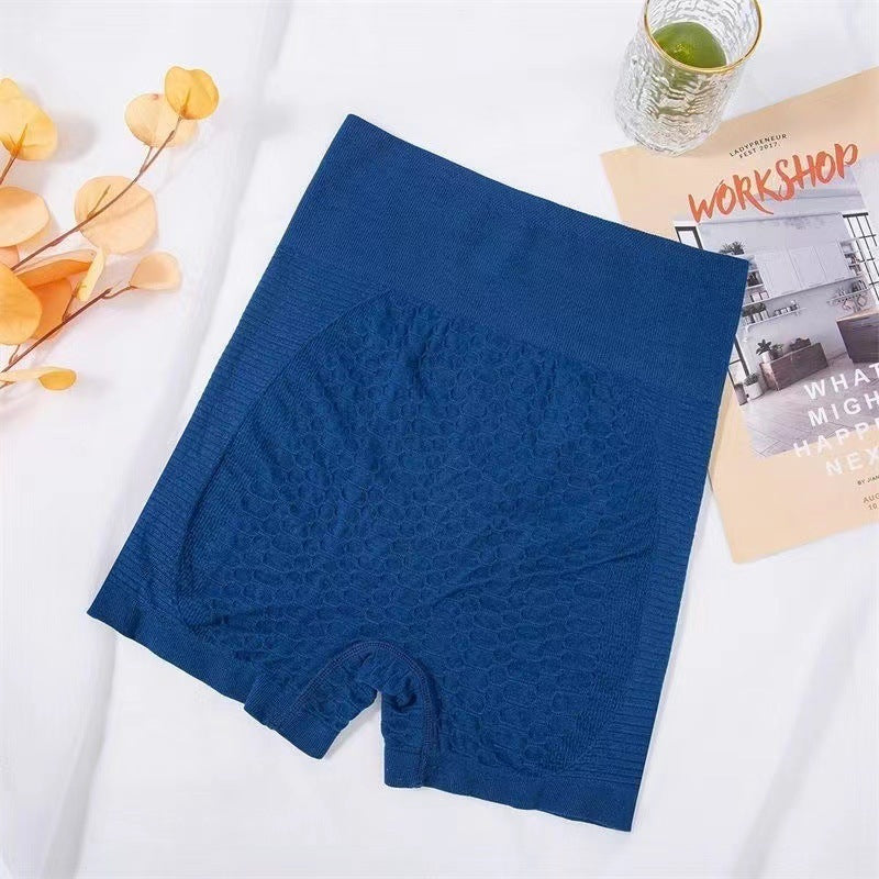 Emma – High-Waisted Diamond-Pattern Fitness Shorts