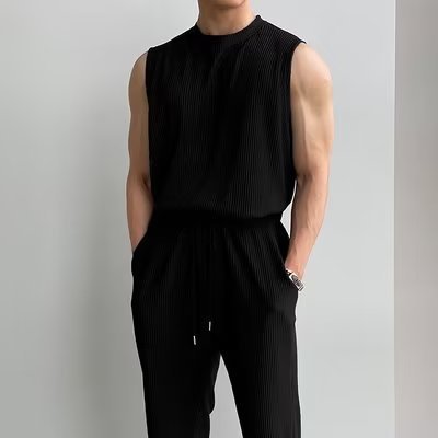 Shaun – Sporty Men's Tank Top Set for Summer