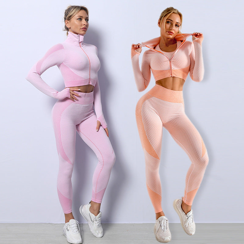 Holly – 3-Piece Seamless Women's Sports Set