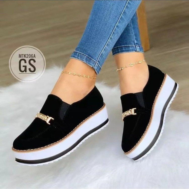 Patricia – Women's Slip-On Platform Sneakers
