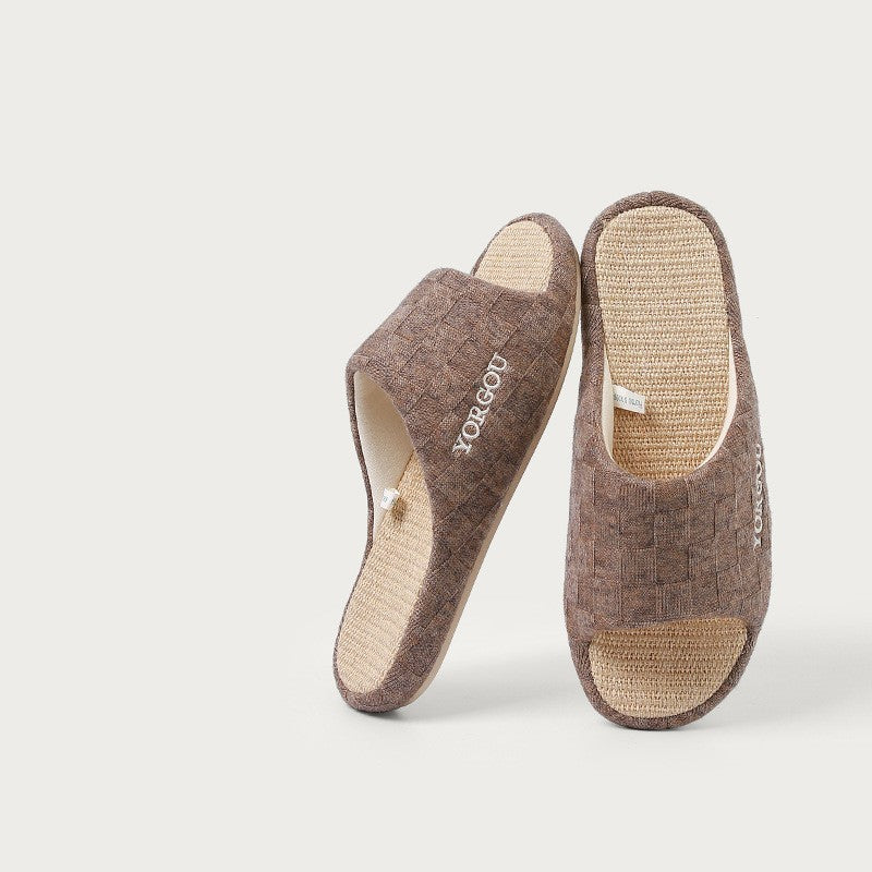 Barbara – Linen Slippers for Women