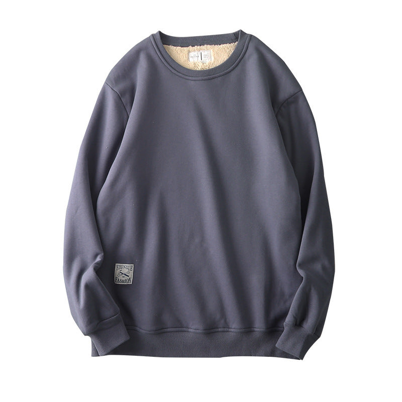 Denis – Warm Fleece Crew Neck Sweater for Men