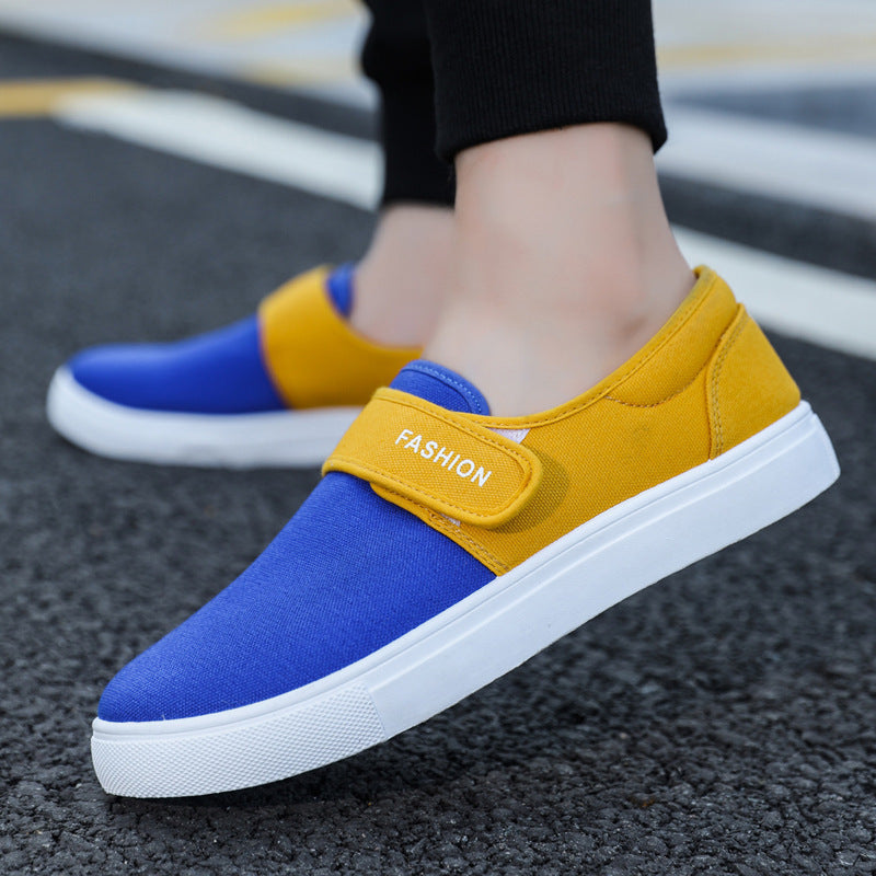 Adrian – Canvas Casual Sneakers with Velcro Strap