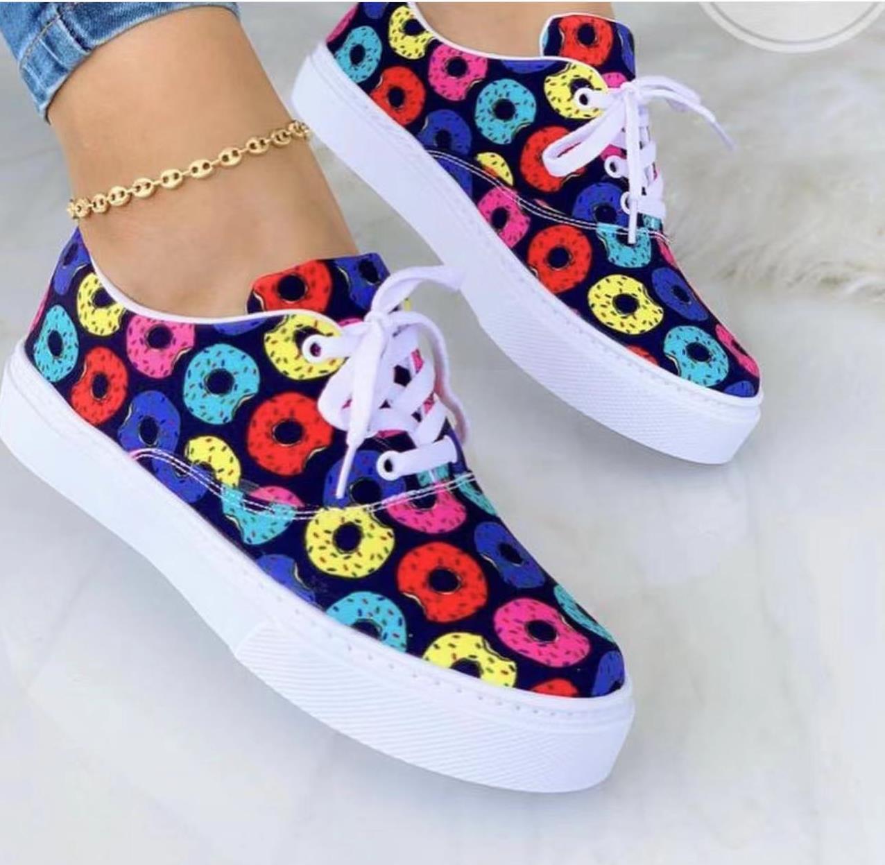 Jane – Fashionable Canvas Lace-Up Shoes for Women