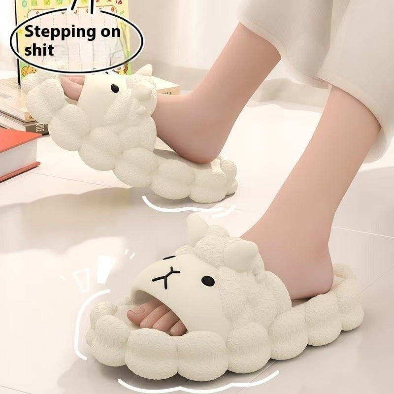 Lisa – Soft, Thick, Non-Slip Vegan Material Slippers